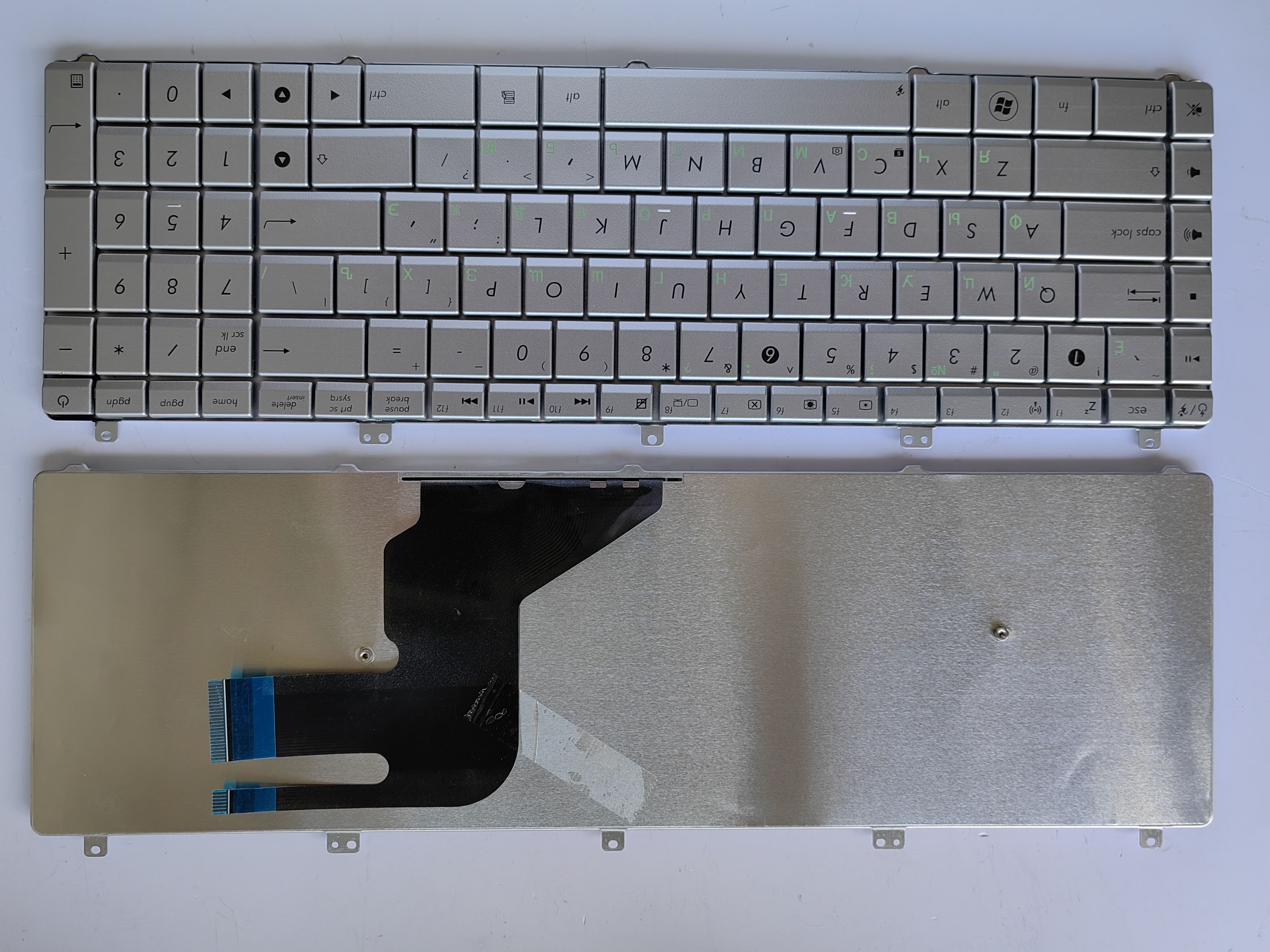 Picture of New Replacement Laptop Keyboard For ASUS N75/N75S SILVER RU Layout